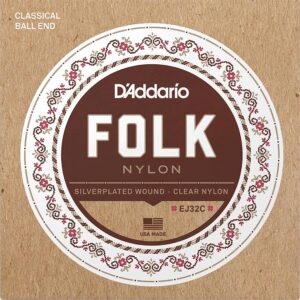 daddario-ej32-folk-classical-nylonsaiten